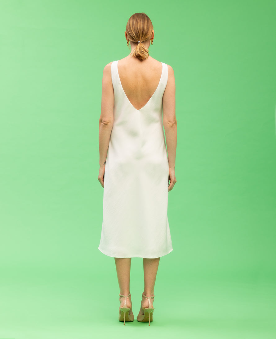Natura linen midi dress