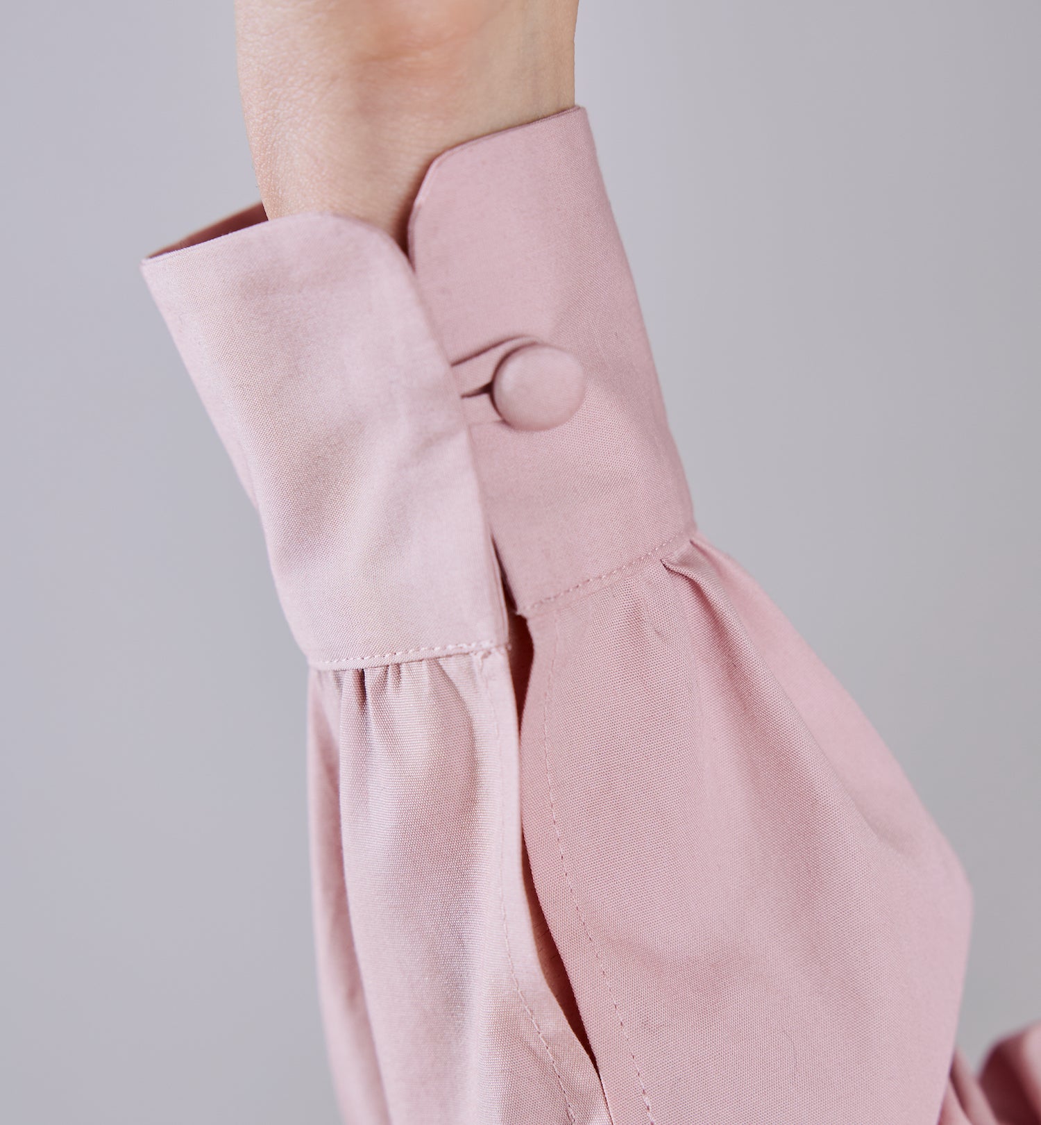 Dusty pink lavallière blouse