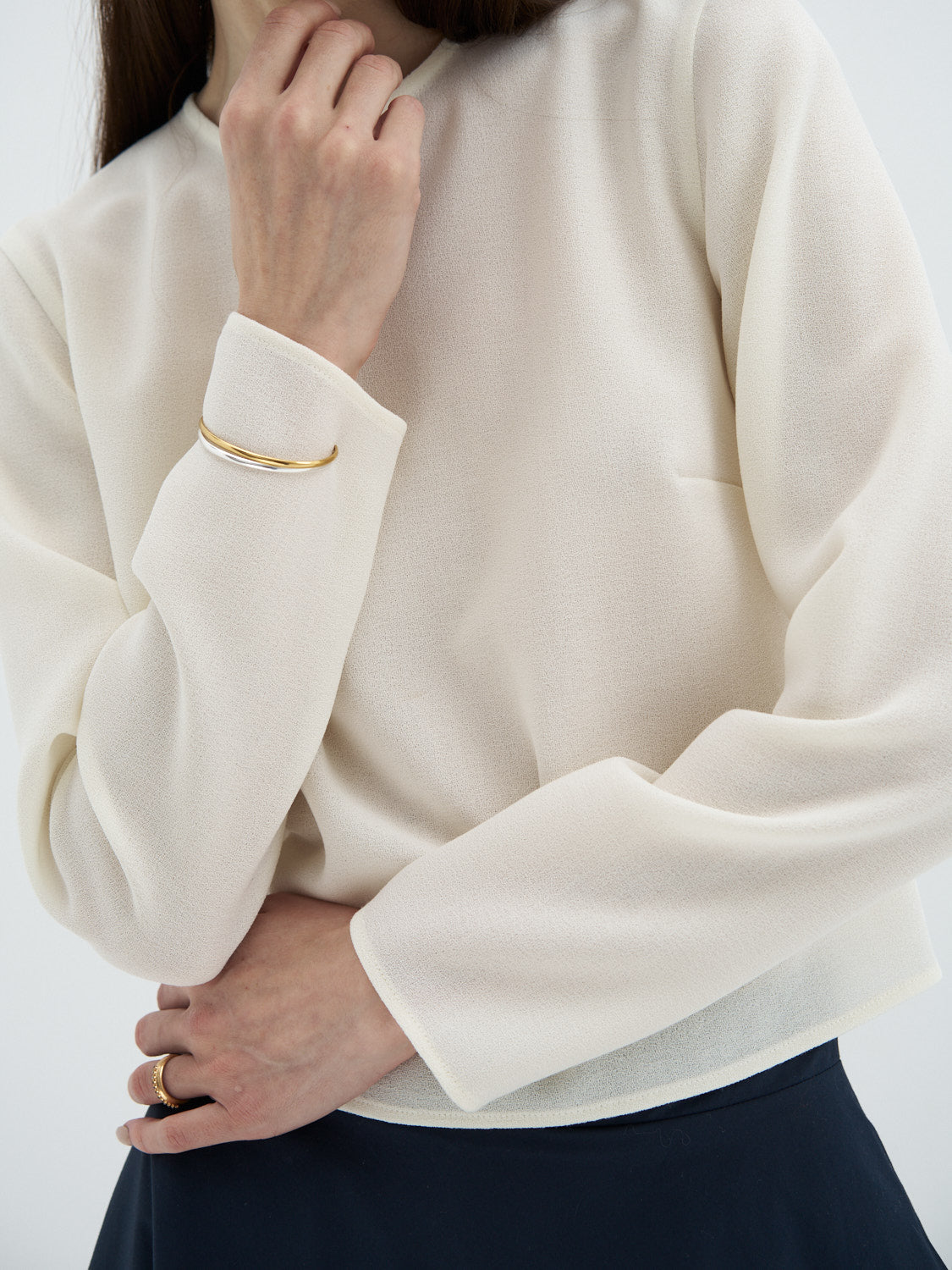 Ilse Wool Crepe Top