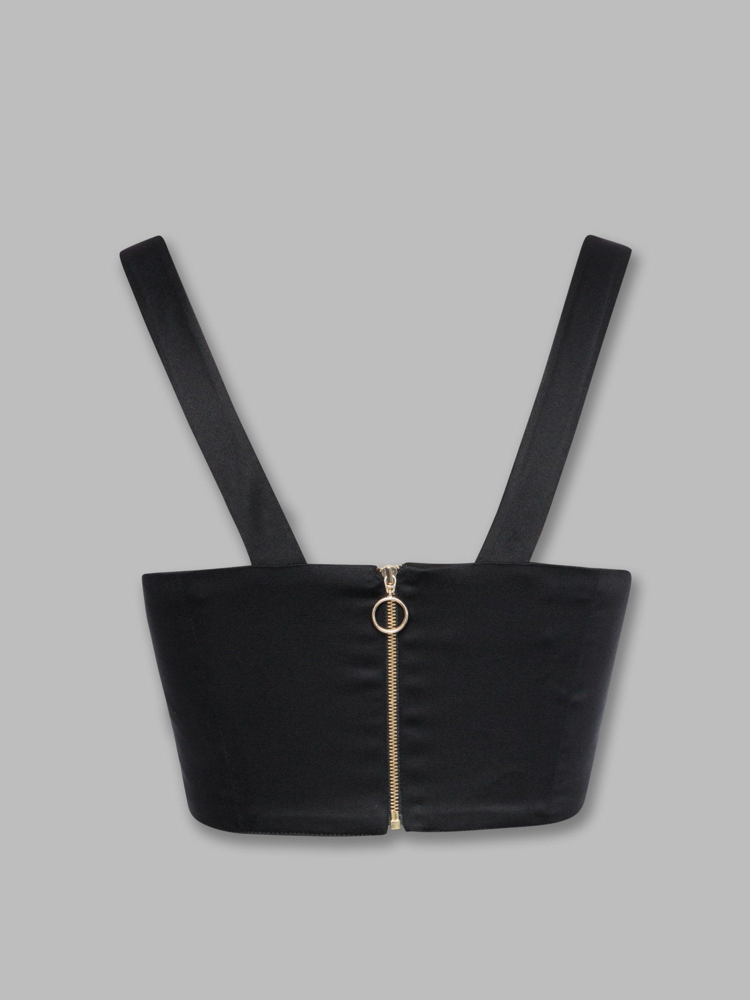 NORA BUSTIER TOP Black