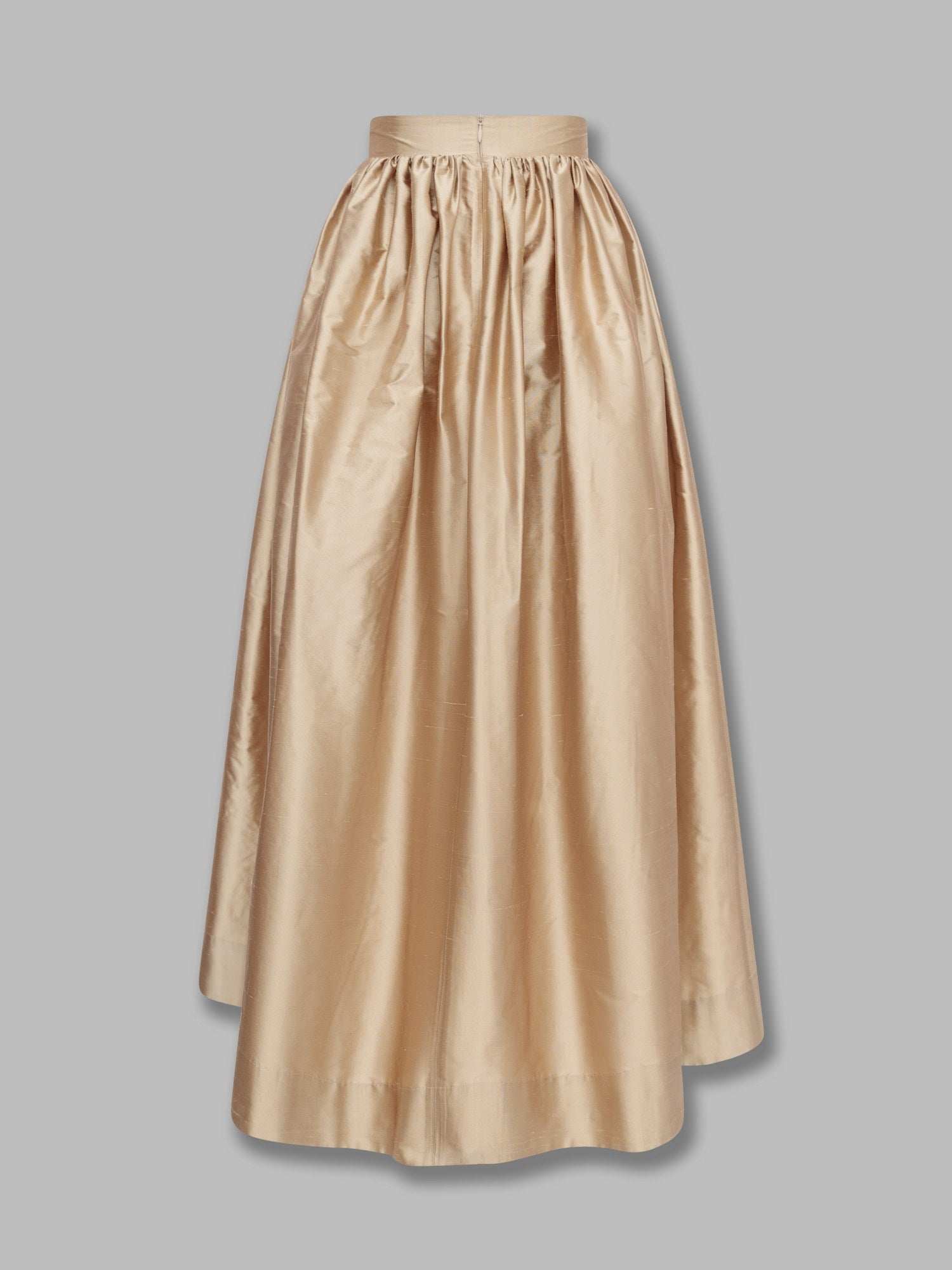 The Liora Skirt – Shantung Silk Maxi