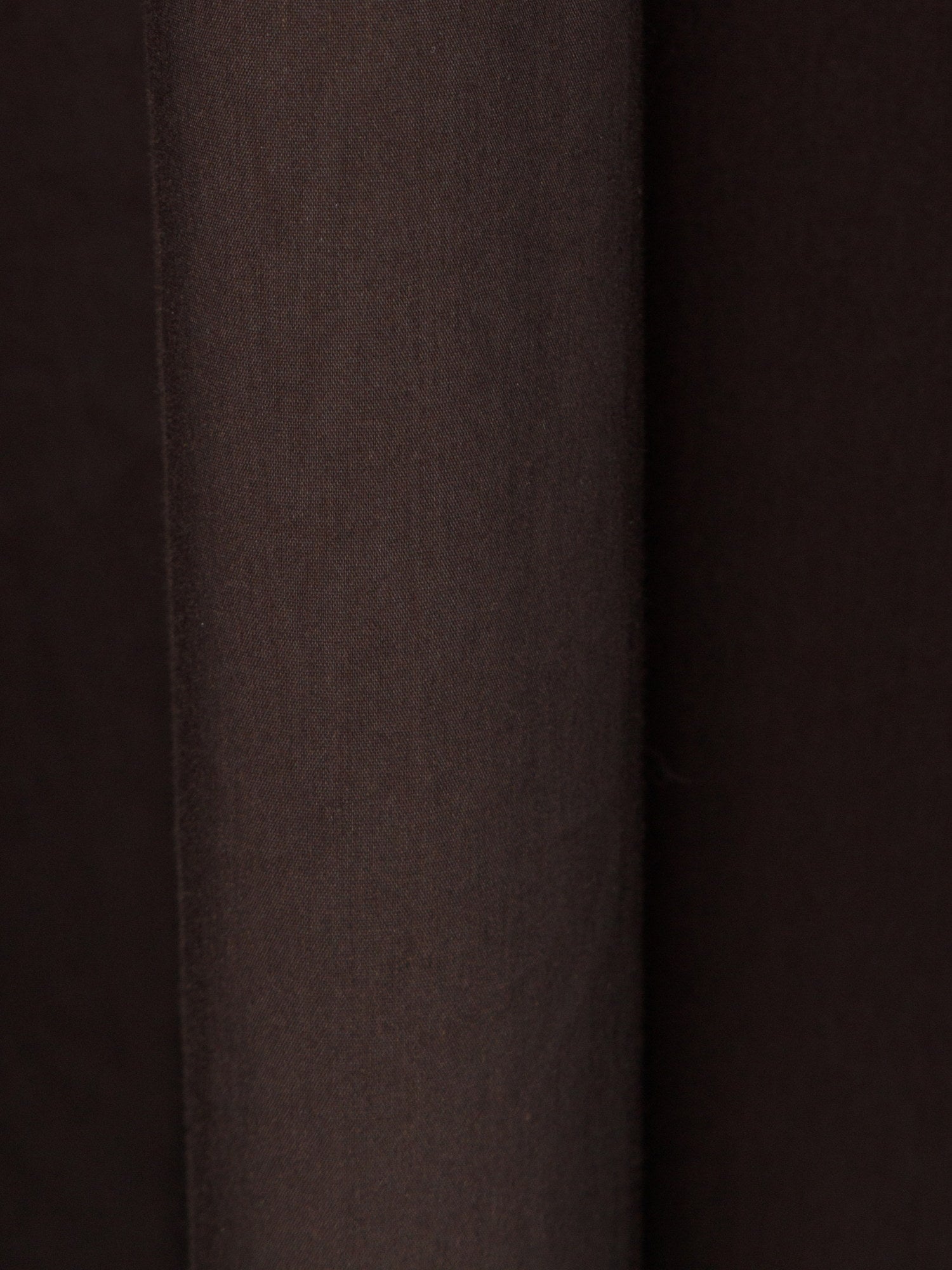 Iris Dress in Fine Cotton with Pleated Detail – Dark Brown