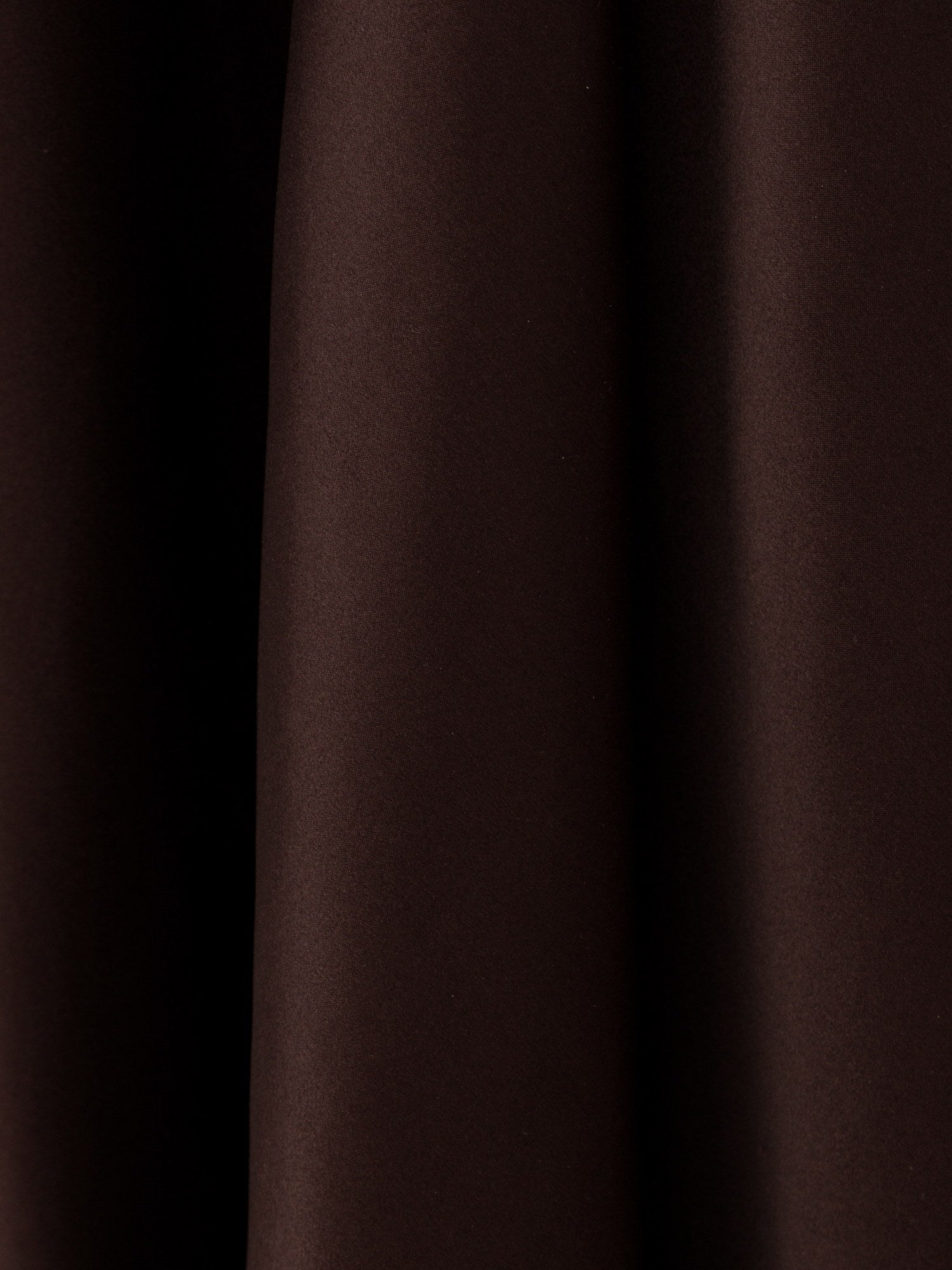 Lea Dress in Deep Brown Natural Silk