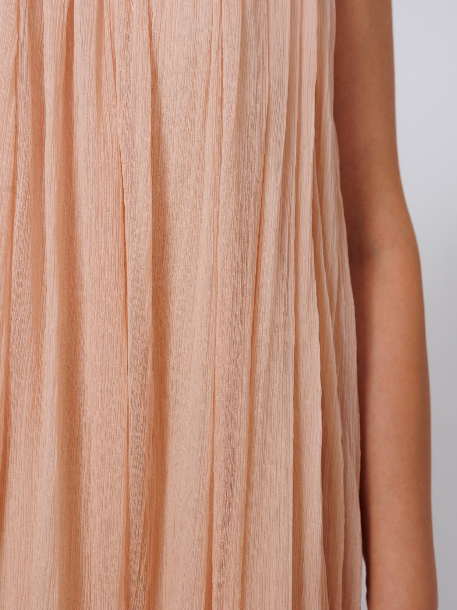 Ana Maxi Silk Dress Beige