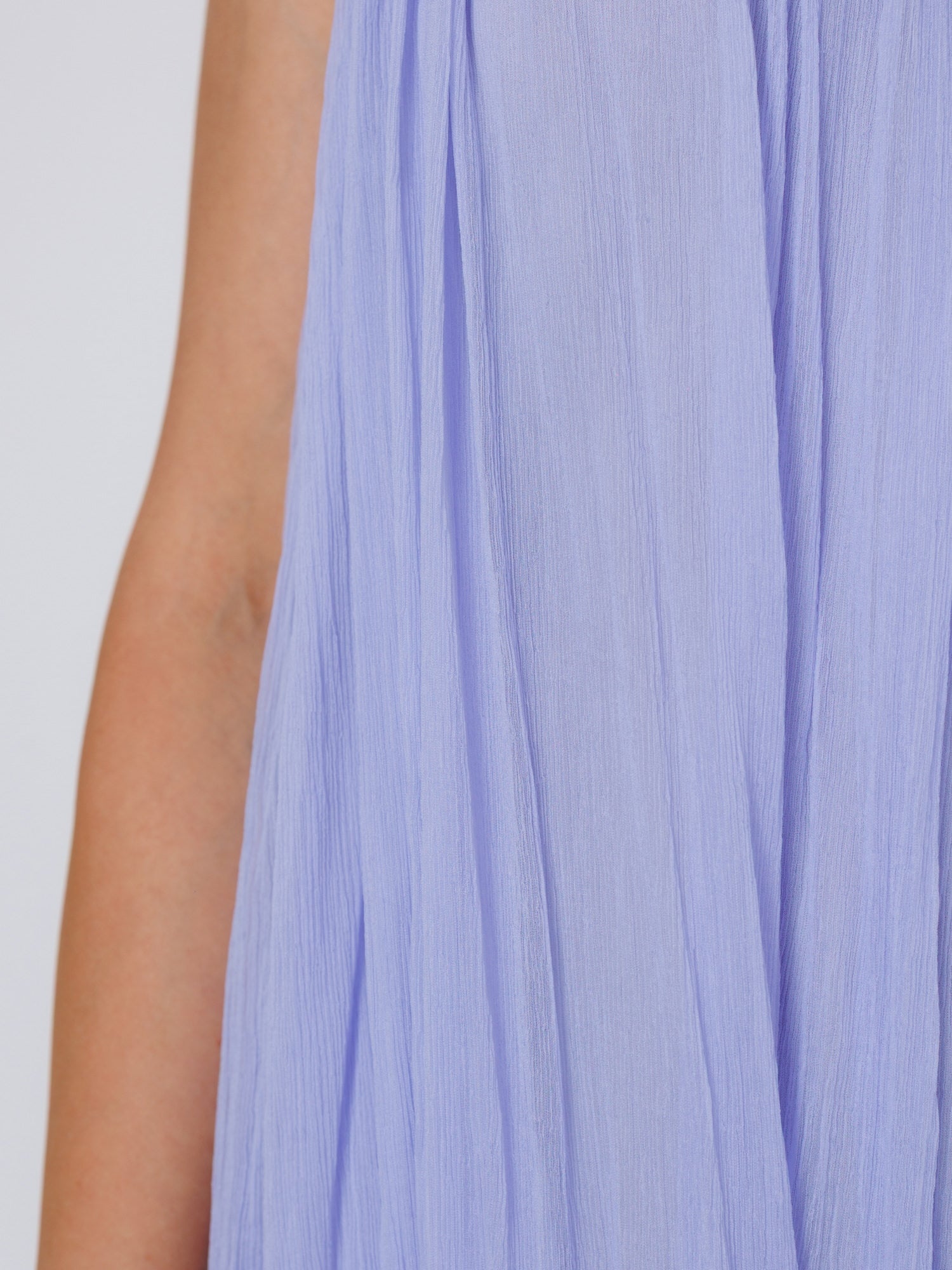Ana Maxi Silk Dress Lavender