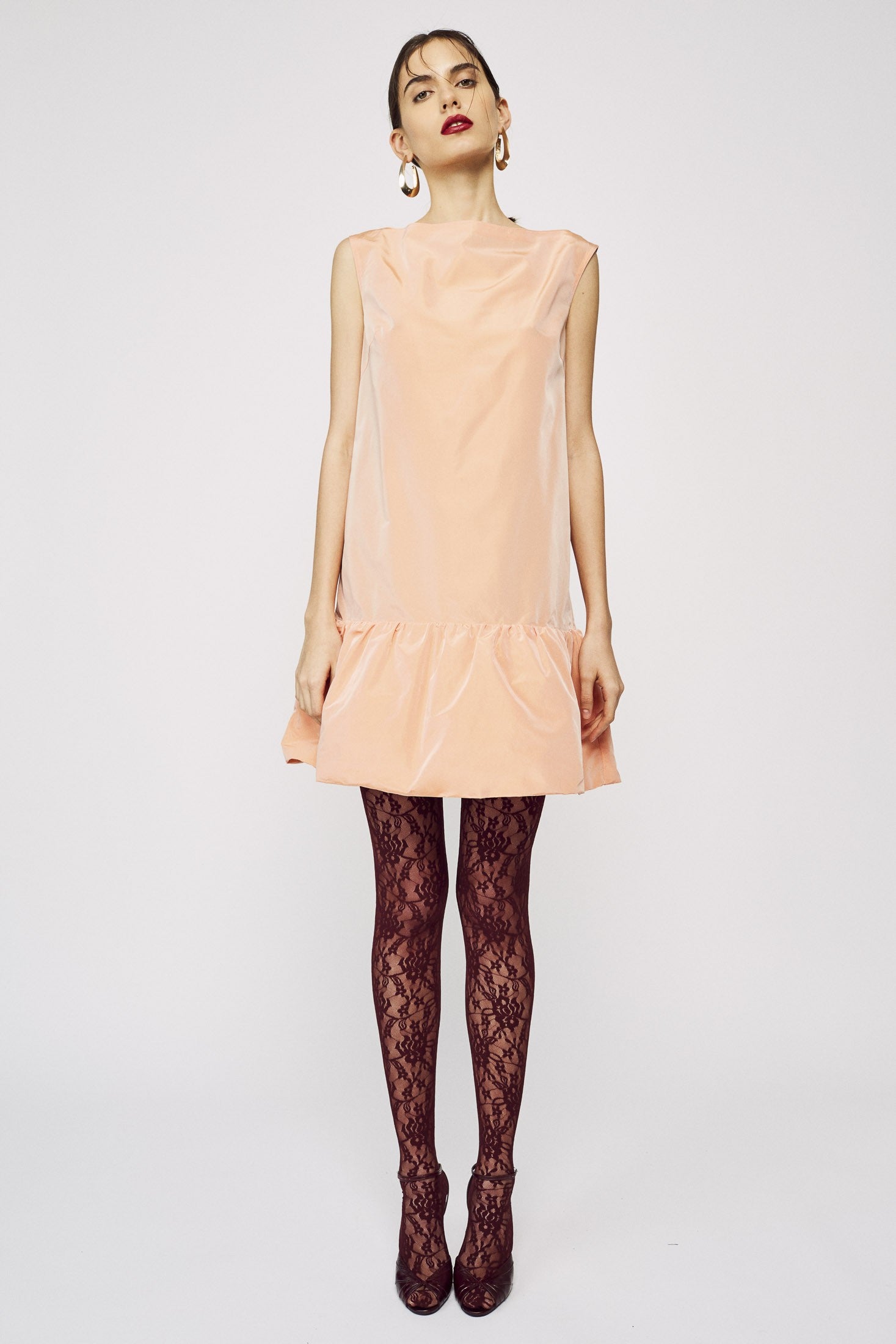 Christine Mini Silk Taffeta Dress