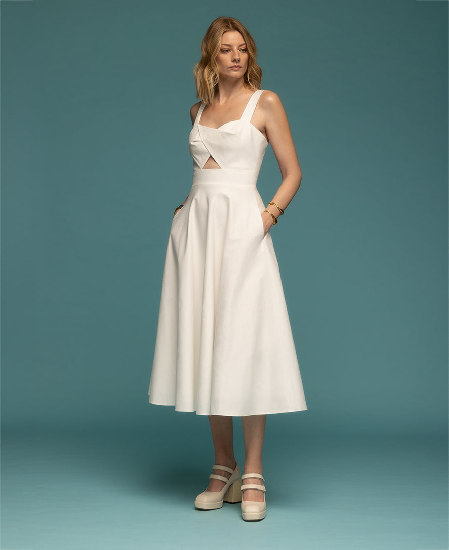 Siena Cotton Midi Dress