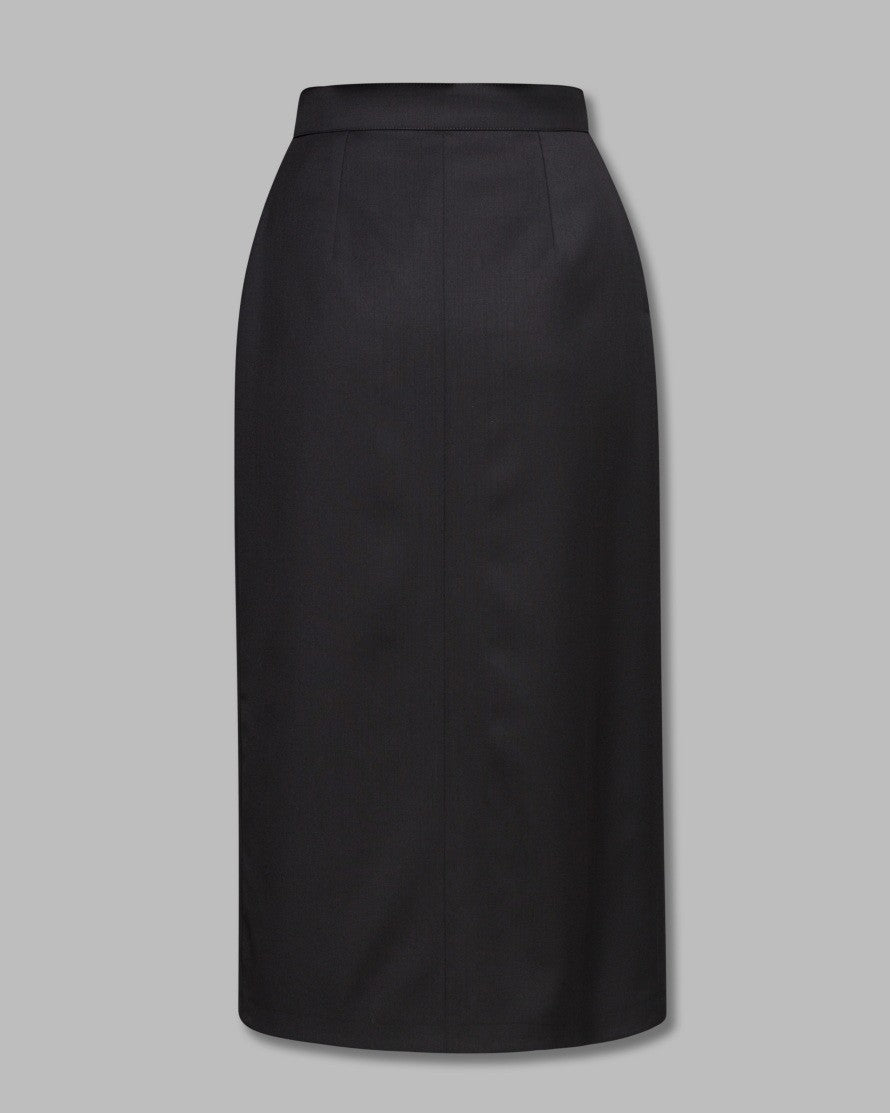 Asymmetric Wrap Midi Skirt