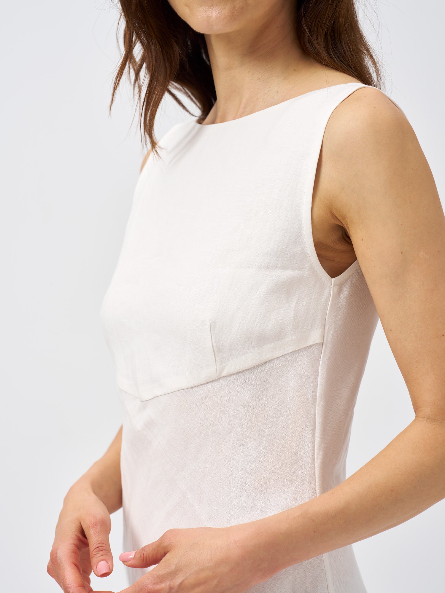 Alma Bias-Cut Open Back Dress