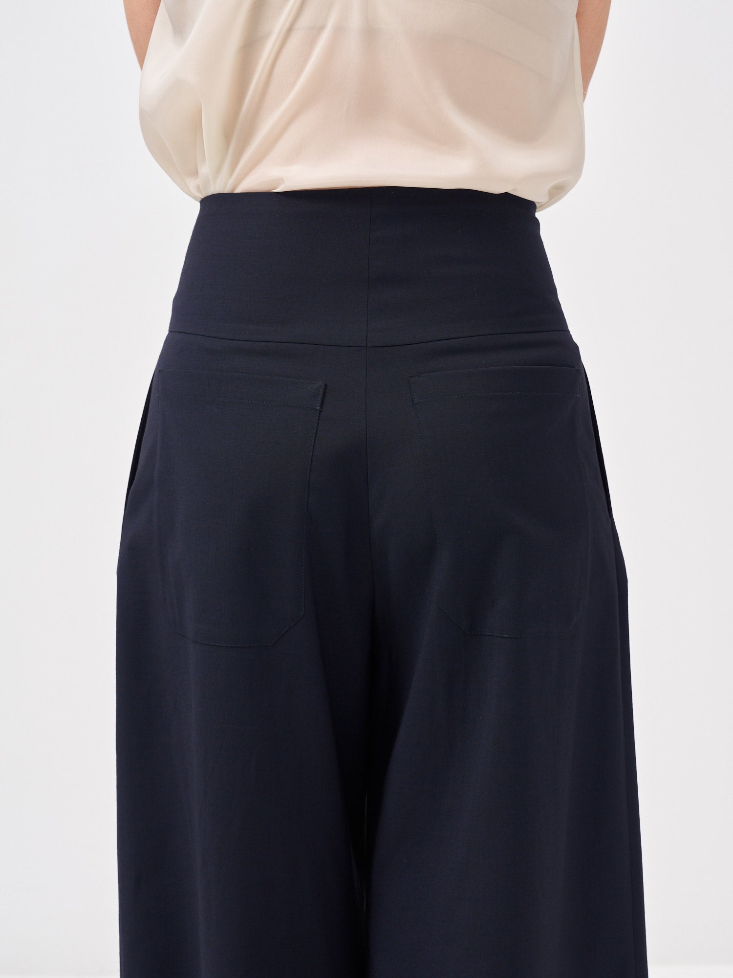 Victoria Pleated Wide Leg Trousers