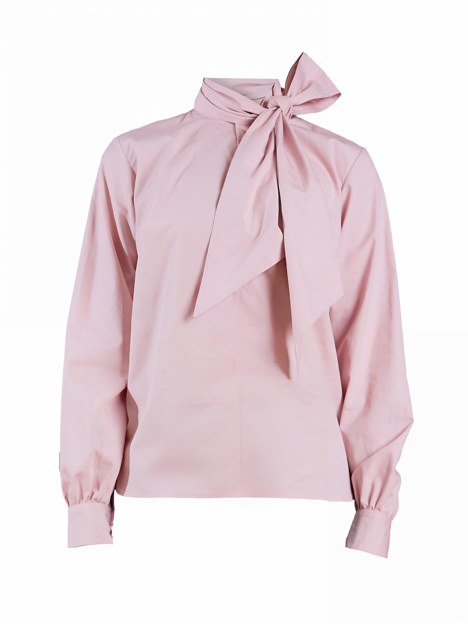 Dusty pink lavallière blouse